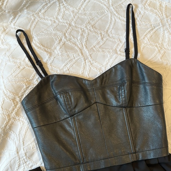 Like new Black hi-low BCBG Maxazria dress XXS - Picture 3 of 5